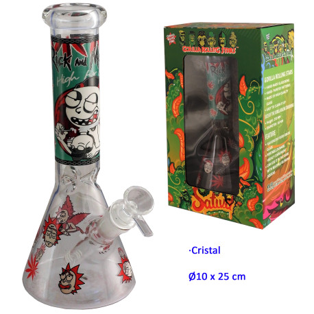 1T. 25 cm. Bong de cristal
