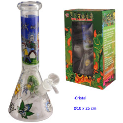1T. 25 cm. Bong de cristal