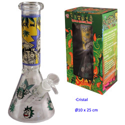 1T. 25 cm. Bong de cristal