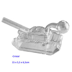 1T. 15 cm. Bong de cristal