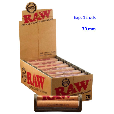 4T. «RAW»  70 mm. Expositor con 12 máquinas de liar