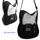 3T. Bolso bandolera con forma de guitarra «Black» en piel sintética
