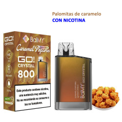5T. Caramel PopCorn 20 mg. «BALMY GO CRYSTAL» Vaper desechable