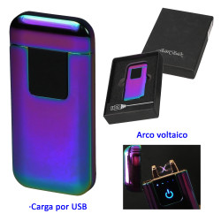 3T. Encendedor electrónico con arco voltáico «JEAN CLAUDE Solaris» rainbow