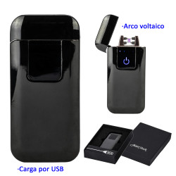 3T. Encendedor electrónico con arco voltáico «JEAN CLAUDE Solaris» ice black