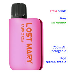 4T. Strawberry Ice 0 mg. Kit recargable «Lost Mary TAPPO»