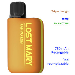 4T. Triple Mango 0 mg. Kit recargable «Lost Mary TAPPO»