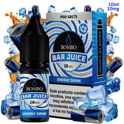 4T. 10ml 10 mg. Energy Drink Ice Sales de nicotina «Bar Juice by Bombo»