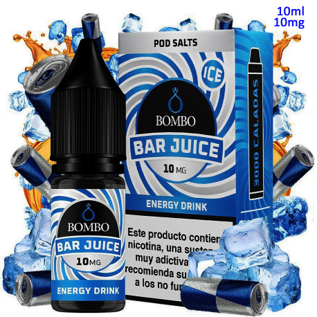 4T. 10ml 10 mg. Energy Drink Ice Sales de nicotina «Bar Juice by Bombo»