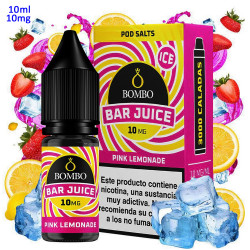 4T. 10ml 10 mg. Pink Lemonade Ice Sales de nicotina «Bar Juice by Bombo»