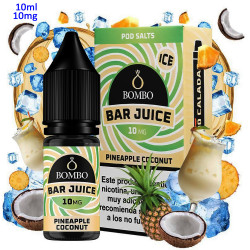 4T. 10ml 10 mg. Pineapple Coconut Ice Sales de nicotina «Bar Juice by Bombo»