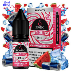 4T. 10ml 10 mg. Watermelon Energy Ice Sales de nicotina «Bar Juice by Bombo»