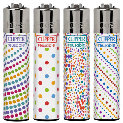 4T. Clipper «SMALL DOTS» Exp. 48 encendedores