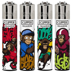 4T. Clipper «OLYMPIAN MONKEYS 1» Exp. 48 encendedores