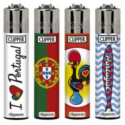4T. Clipper «PORTUGAL TOURIST» Expositor con 48 encendedores