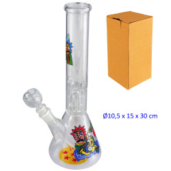 2T. 30 cm. Bong de cristal