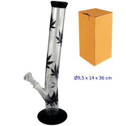 2T. 36 cm. Bong de cristal