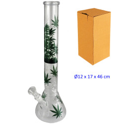 2T. 46 cm. Bong de cristal