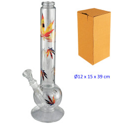 2T. 39 cm. Bong de cristal