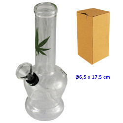 2T. 17,5 cm. Bong de cristal