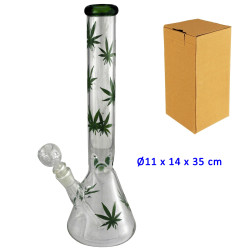 2T. 35 cm. Bong de cristal