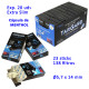 5T. 138 Filtros Precortados «TG» EXTRA SLIM CÁPSULA MENTHOL de Ø5,7 mm 20 cajas en expositor