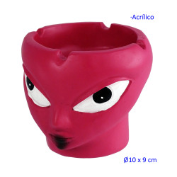 1T. Cenicero de mesa «Alien» rosa