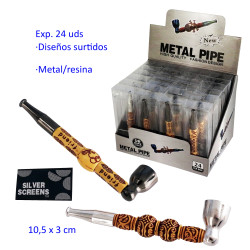 1T. Expositor con 24 pipas metal
