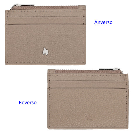 3T. Tarjetero  «Zippo» Taupe