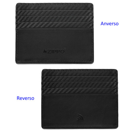 3T. Tarjetero  «Zippo» Carbon