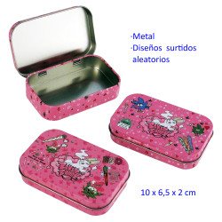 1T. Caja metálica diseños surtidos
