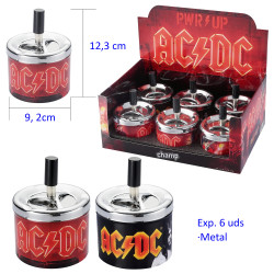 3T. Expositor con 6 ceniceros automáticos «AC/DC»
