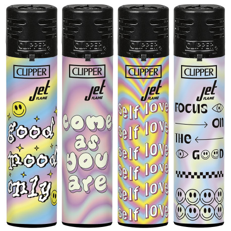 4T. Clipper «PSYCHO MOOD» Expositor con 48 encendedores