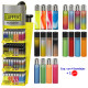 4T. «Clipper PAINTED YELLOW» Expositor con 4 bandejas + 1 s/c de  48 encendedores