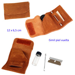 1T. Kit portable en simil piel con accesorios
