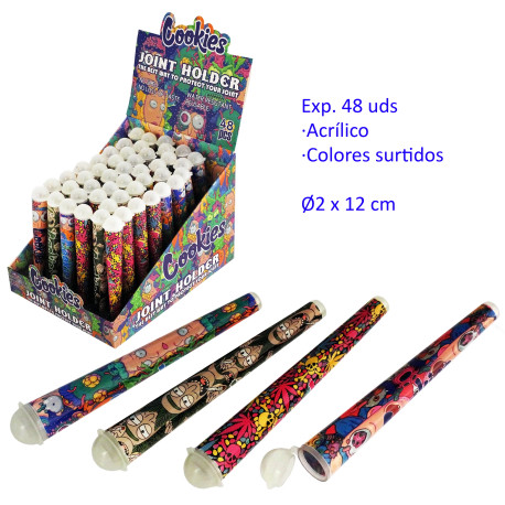 1T. Expositor 48 guarda cigarros acrílicos diseños surtidos