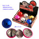 1T. Ø5 cm. Expositor con 6 Grinders acrílico/metal colores surtidos