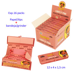 1T. Expositor con 16 pack de tips+bandeja/grinder