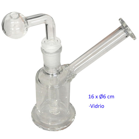 1T. 16 cm. Bong de cristal