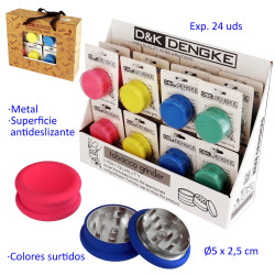 1T. Ø 5 cm. Expositor con 24 Grinders 2 partes
