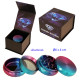1T. Ø6 cm. Grinder de aluminio 4 partes
