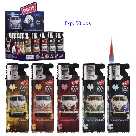 3T. Expositor con 50 encendedores turbo «VW» puzzle