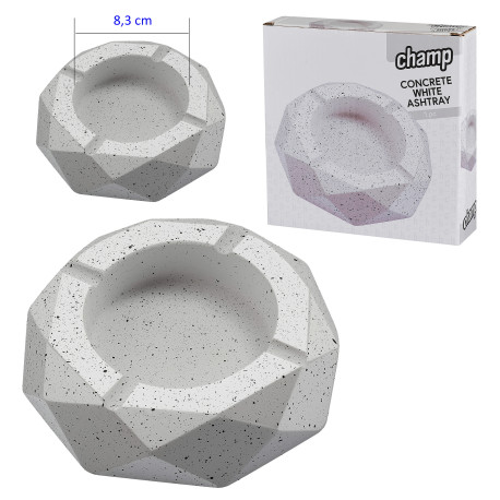 3T. Cenicero de mesa blanco «Champ»
