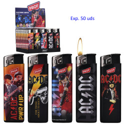 3T. Expositor con 50 encendedores piezo «Prof» AC/DC