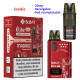 4T. MADRID EDITION Watermelon 20 mg. «BALMY ÉLITE PRO» Kit recargable