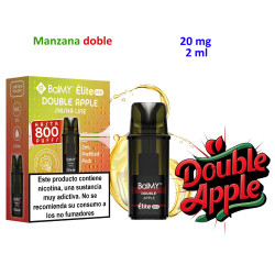 4T. Double Apple - Shisha Line 20 mg. «BALMY ÉLITE PRO» Pod recarga