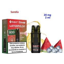 4T. Watermelon 20 mg. «BALMY ÉLITE PRO» Pod recarga
