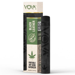 4T. Vaporizador «VOVA Volks» para hierbas en cuero negro