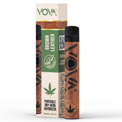 4T. Vaporizador «VOVA Volks» para hierbas en cuero marrón