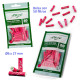 4T. Bolsa con 50 filtros de carbón activo «PURIZE» Ø6 x 27 mm.  Xtra Slim Size pink